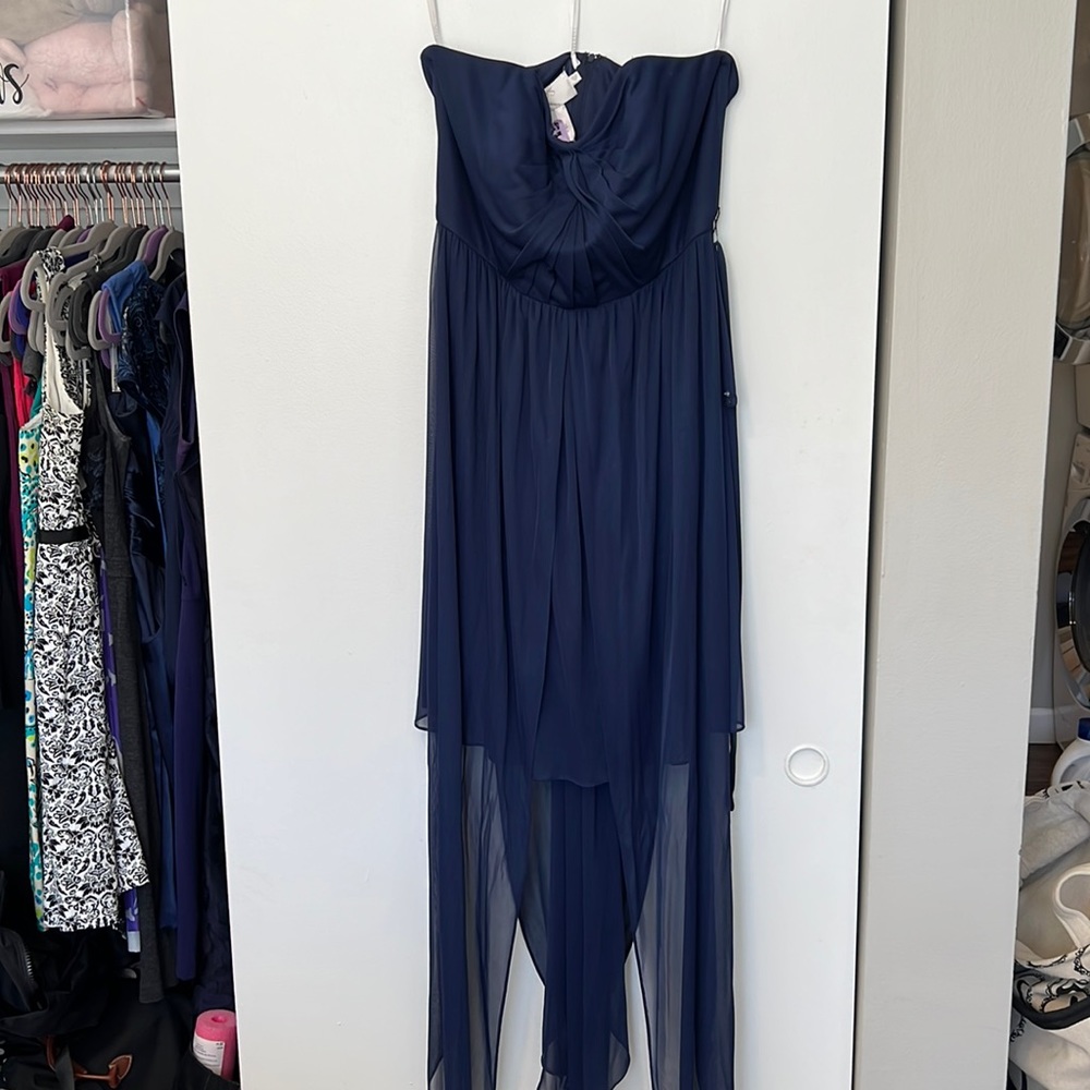 David’s bridal short convertible dress.